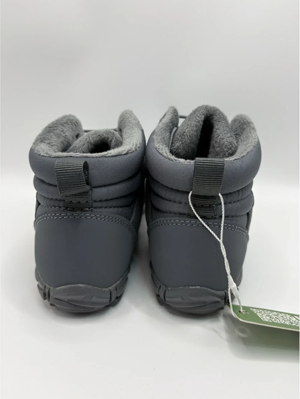 Hike Womens Winter Snow Boots Size 37 Gray Faux Fur Lined Trail Boots US 6.5 NWT